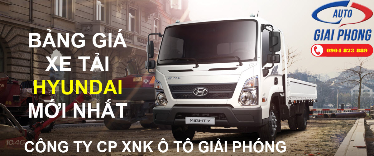 Bảng giá xe tải Hyundai mới nhật cập nhật 2020