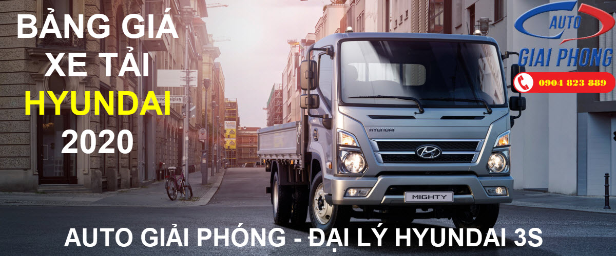 Bảng giá xe tải Hyundai mới nhật cập nhật 2020