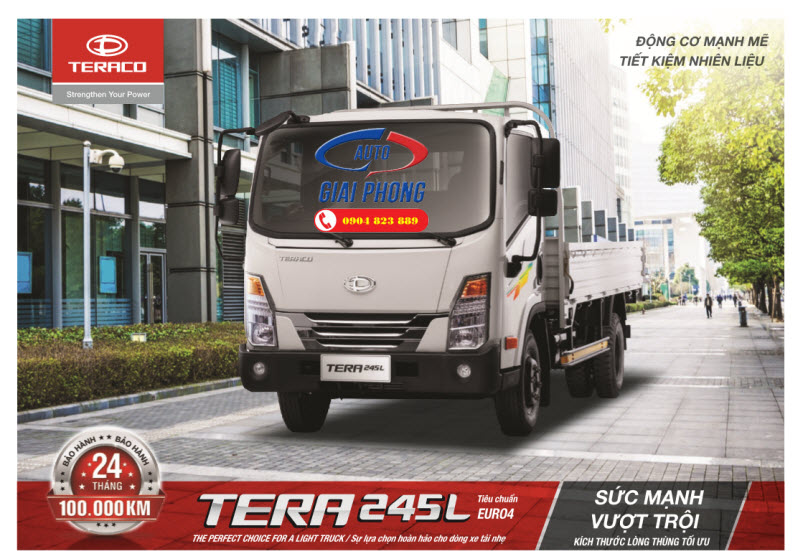 Xe tải Daehan Tera 245L 2.5 Tấn