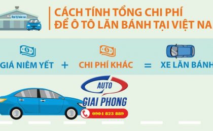 Hướng Dẫn Tính Chi Phí & Thủ Tục Đăng Ký Xe Ô Tô