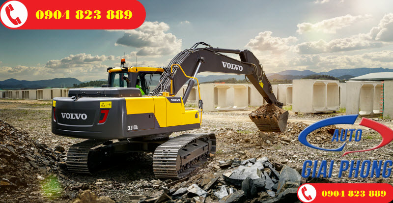 MÁY XÚC ĐÀO BÁNH XÍCH VOLVO EC210D 1.22 KHỐI