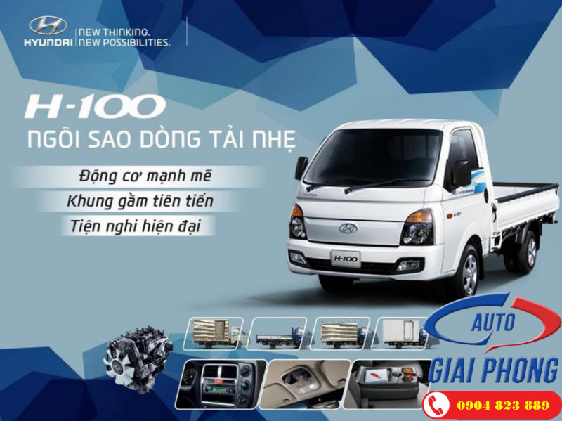Xe tải Hyundai Porter H100 1 Tấn