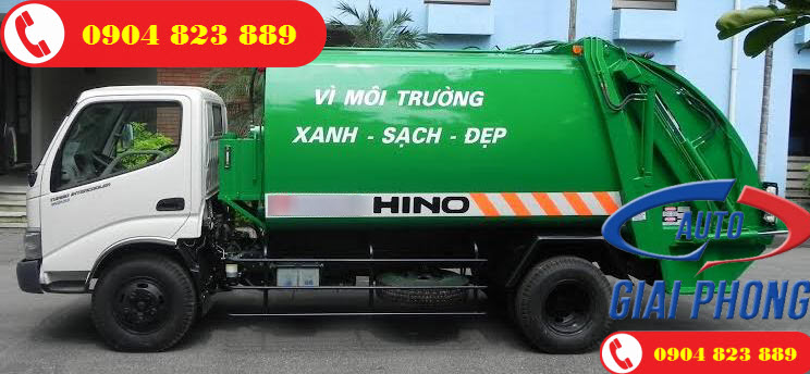 Xe cuốn ép rác 6 khối HINO WU342L (6m3)