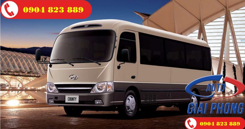 Hyundai County Đồng Vàng 29 Chỗ Bản Tiêu Chuẩn