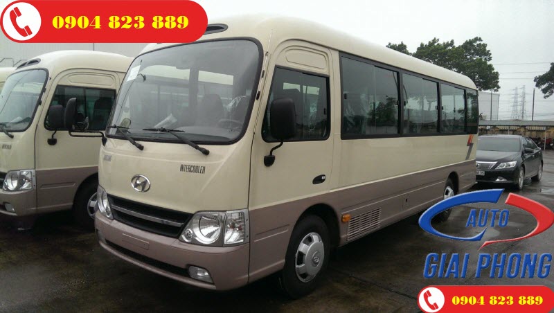 Hyundai County Đồng Vàng 29 Chỗ Bản Tiêu Chuẩn