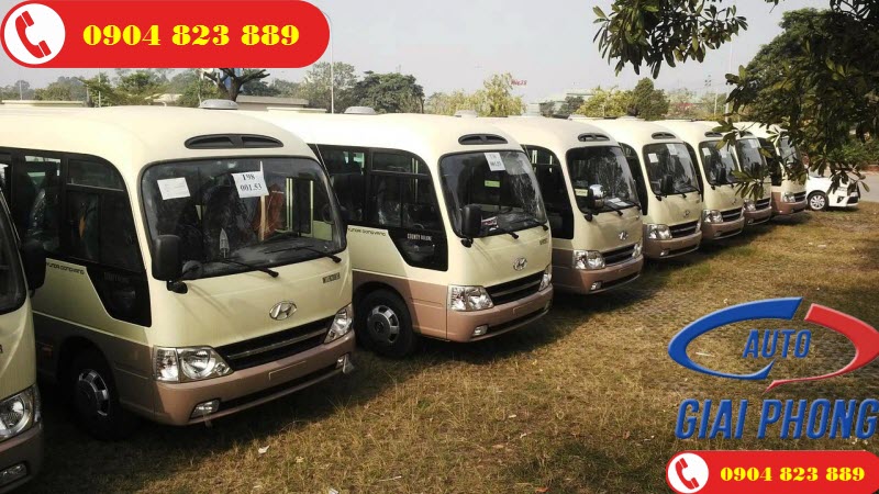 Hyundai County Đồng Vàng 29 Chỗ Bản Tiêu Chuẩn