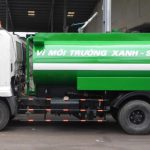 Xe Phun tưới nước rửa Đường 6 khối HINO FC9JESW