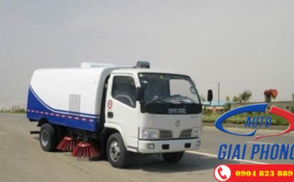 Xe Quét hút bụi Làm sạch Mặt đường 4 khối Dongfeng