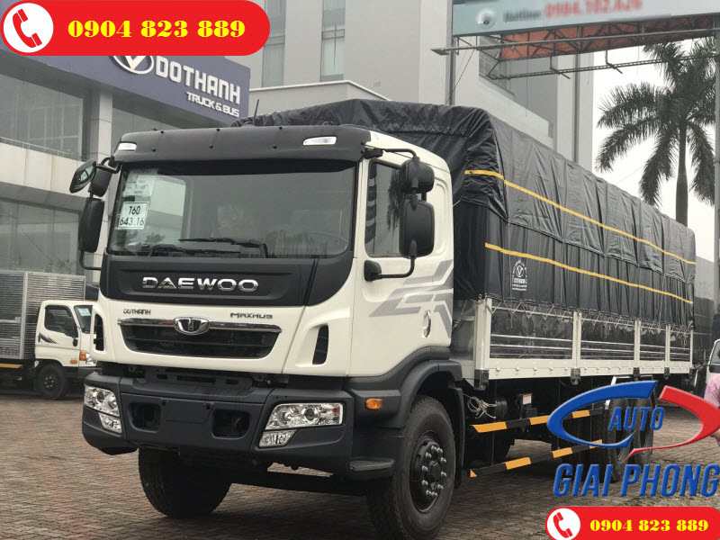 Xe tải Daewoo Maximus HC6AA 9 Tấn 2 Chân Thùng Dài 7.6m