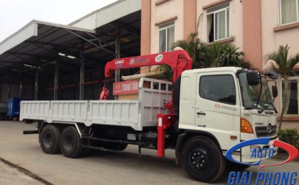 Báo giá xe tải gắn cẩu UNIC 5 Tấn HINO FG8JPSN