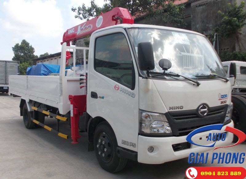 Xe tải gắn cẩu 3 tấn UNIC UR-V343 HINO XZU730L 5 Tấn