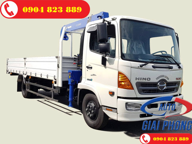 Xe tải Hino FC9JLTA 6.4 Tấn gắn cẩu Tadano 3 Tấn 4 Khúc