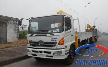 Xe tải gắn cẩu Soosan 5 Tấn SCS513 HINO FG8JJSB 9.4 Tấn