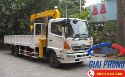 Báo giá xe tải HINO FG8JJSB gắn cẩu Soosan SCS506 5 Tấn 6 Khúc