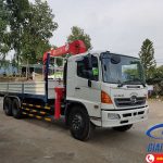 Xe tải HINO FL8JSTA gắn cẩu UNIC UR-V543 5 Tấn 3 Khúc