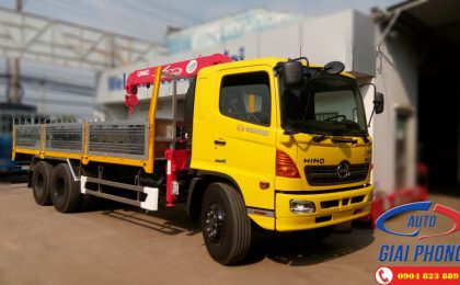 Báo giá chi tiết xe tải HINO FL8JSTA gắn cẩu UNIC UR-V543 5 Tấn 3 Khúc