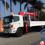 Xe tải HINO FL8JSTA gắn cẩu UNIC UR-V543 5 Tấn 3 Khúc