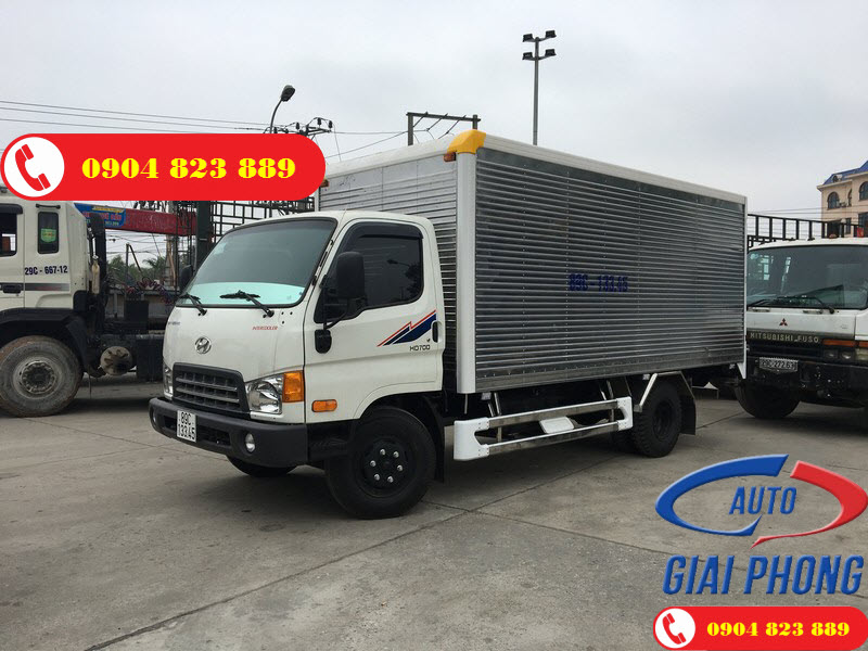 Hyundai HD700 Đồng Vàng 7 Tấn Thùng Kín