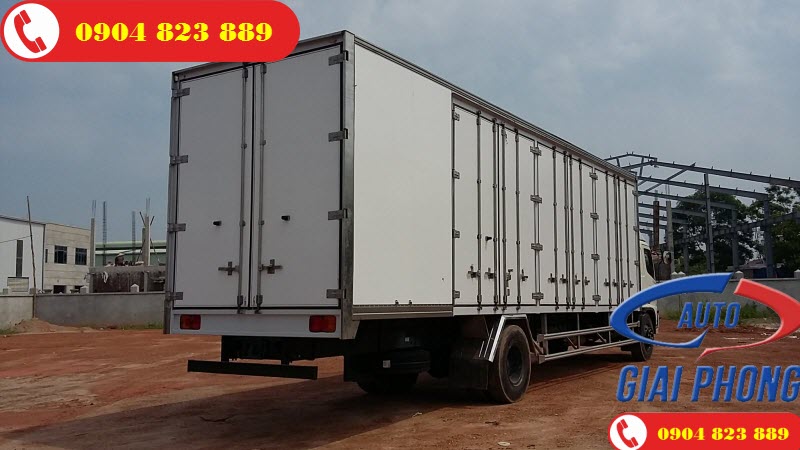 Xe tải thùng kín chở Pallet