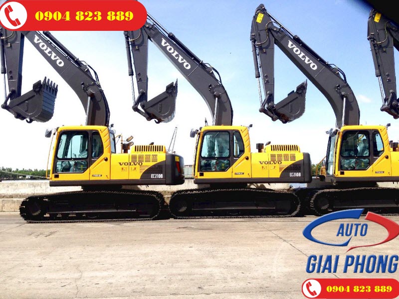  MÁY XÚC ĐÀO BÁNH XÍCH VOLVO EC210D 1.22 KHỐI