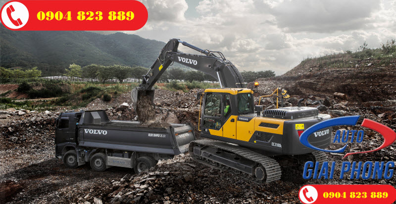 MÁY XÚC ĐÀO BÁNH XÍCH VOLVO EC210D 1.22 KHỐI