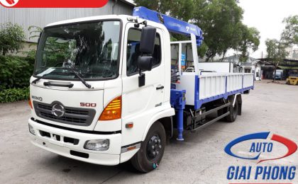 Xe tải Hino FC9JLTA 6.4 Tấn gắn cẩu Tadano 3 Tấn 4 Khúc