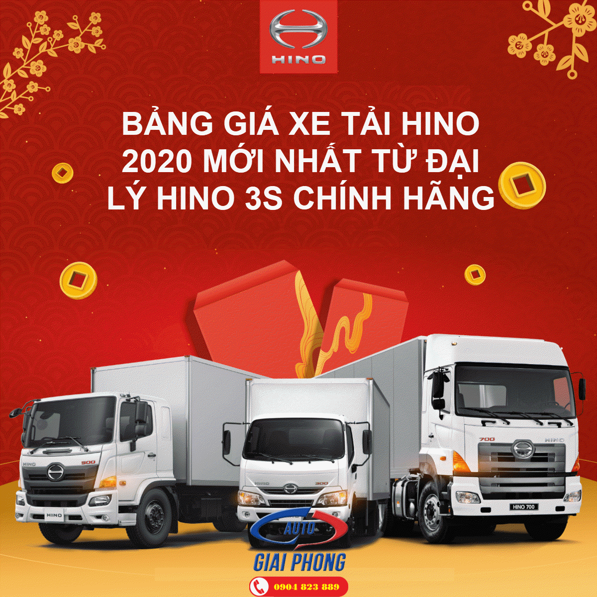 Bảng giá xe tải HINO mới nhất