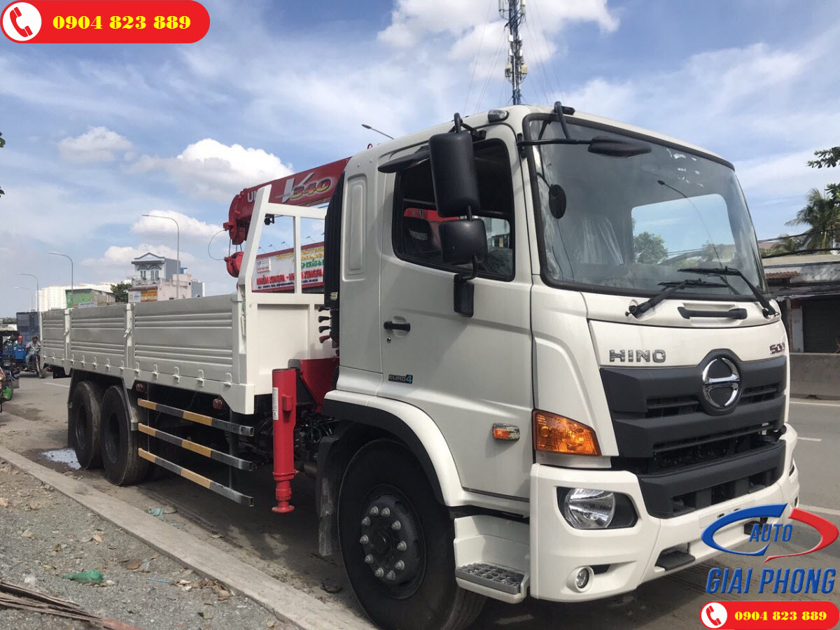 Giá xe tải 15 Tấn HINO FL gắn cẩu UNIC