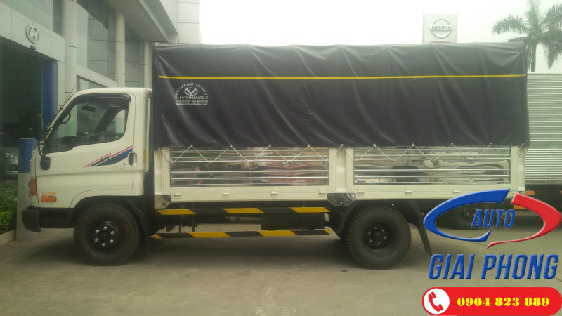 Xe Tải Hyundai HD88 5.5 Tấn Thùng bạt