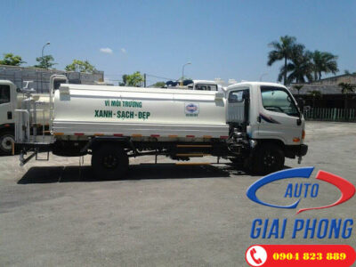 Xe phun tưới nước rửa đường 6 khối Hyundai HD99