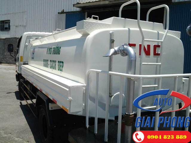 Xe phun tưới nước rửa đường 6 khối Hyundai HD99