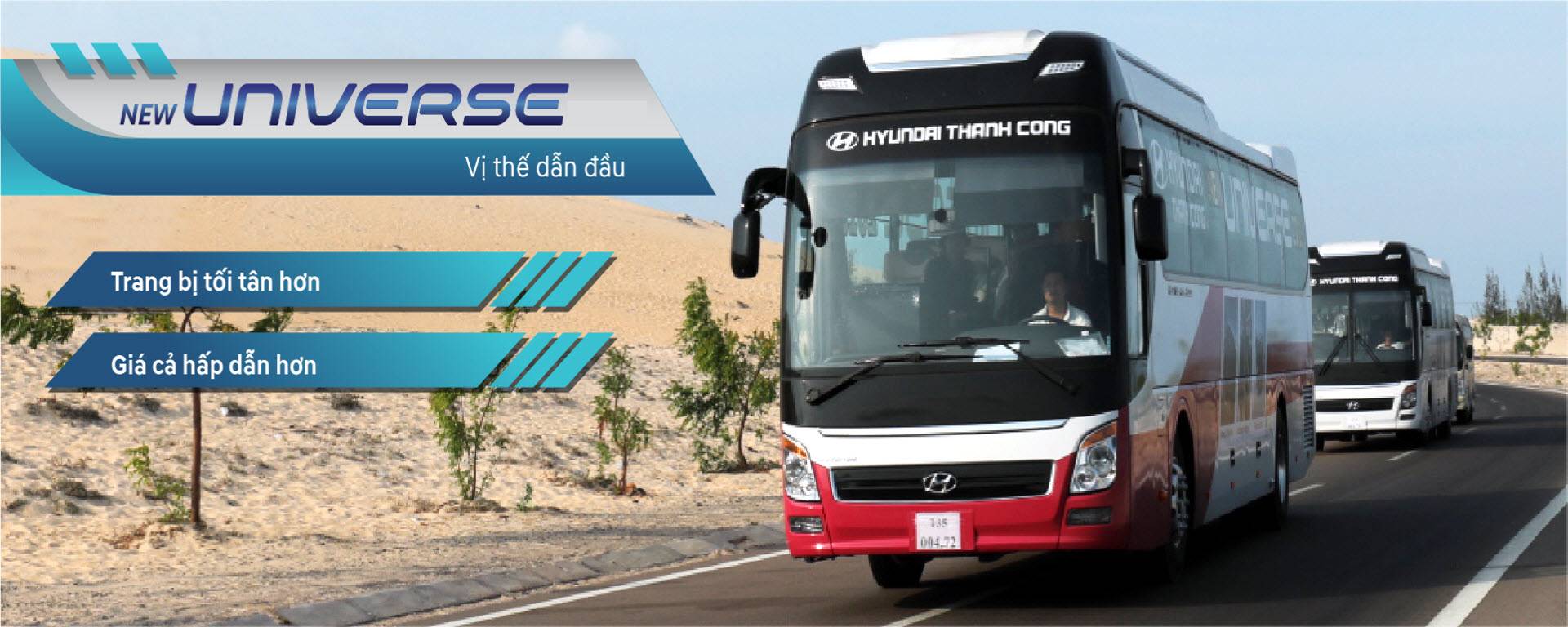 Bảng giá xe khách Hyundai Xe khách Hyundai Universe 47 chỗ