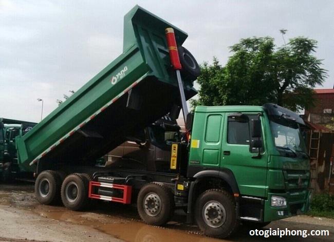 Xe Ben 4 Chân Howo – Sinotruck 17 Tấn Máy 371HP Thùng Đúc