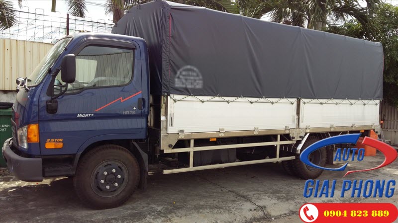 Xe tải Hyundai HD72 3.5 Tấn Thùng Mui Bạt
