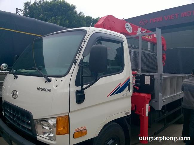 Xe Tải Hyundai HD98 6.5 Tấn Gắn Cẩu Unic UR-V343 3 Tấn