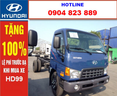Mua xe tải HD99 cuối năm, nhận ngay ưu đãi khủng