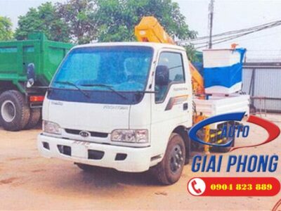 Xe Nâng Người Làm Việc Trên Cao Thaco Frontier 140 Gắn Thang Donghae