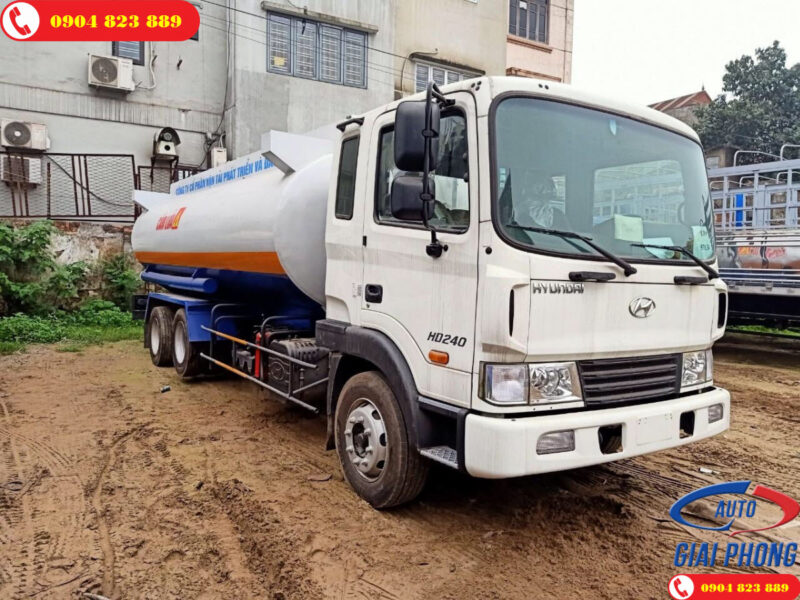 Xe bồn chở xăng dầu 18 Khối Hyundai HD240