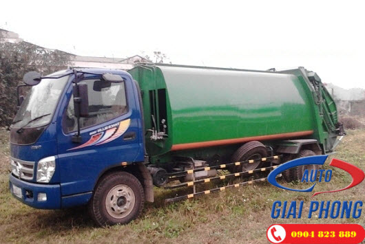 Xe cuốn ép chở rác 10 khối Thaco Ollin 700C (10m3)