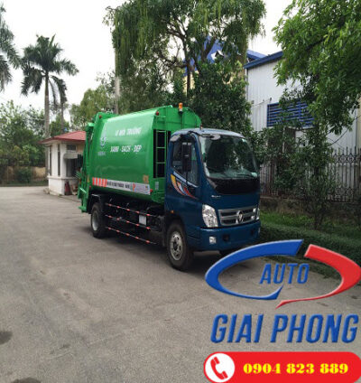 Xe cuốn ép chở rác 10 khối Thaco Ollin 700C (10m3)