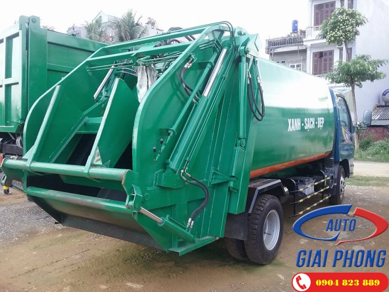 Xe cuốn ép chở rác 10 khối Thaco Ollin 700C (10m3)