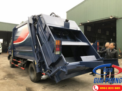 Xe cuốn ép chở rác 9 Khối Hyundai 110S 7 Tấn