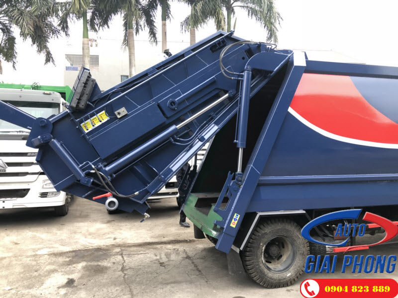 Xe cuốn ép chở rác 9 Khối Hyundai 110S 7 Tấn