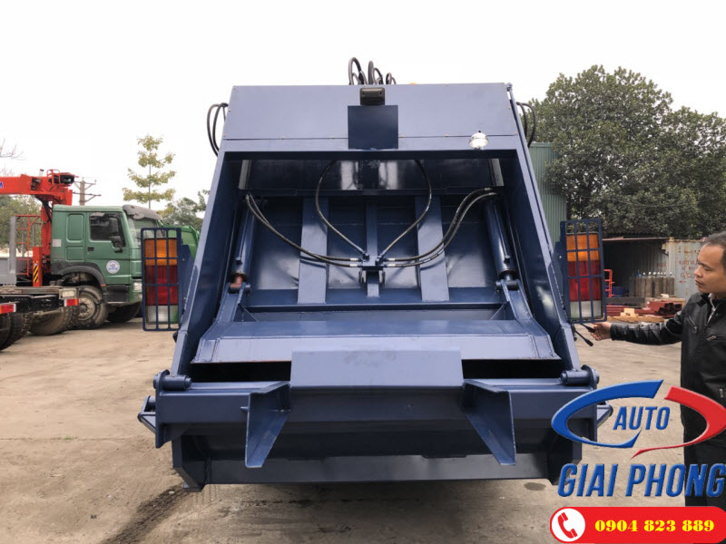 Xe cuốn ép chở rác 9 Khối Hyundai 110S 7 Tấn