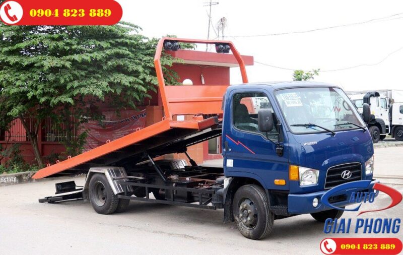 Xe cứu hộ giao thông sàn trượt Hyundai HD120SL 8 Tấn Thùng Dài