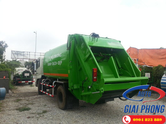 Xe cuốn ép Chở rác 14 khối Dongfeng B190