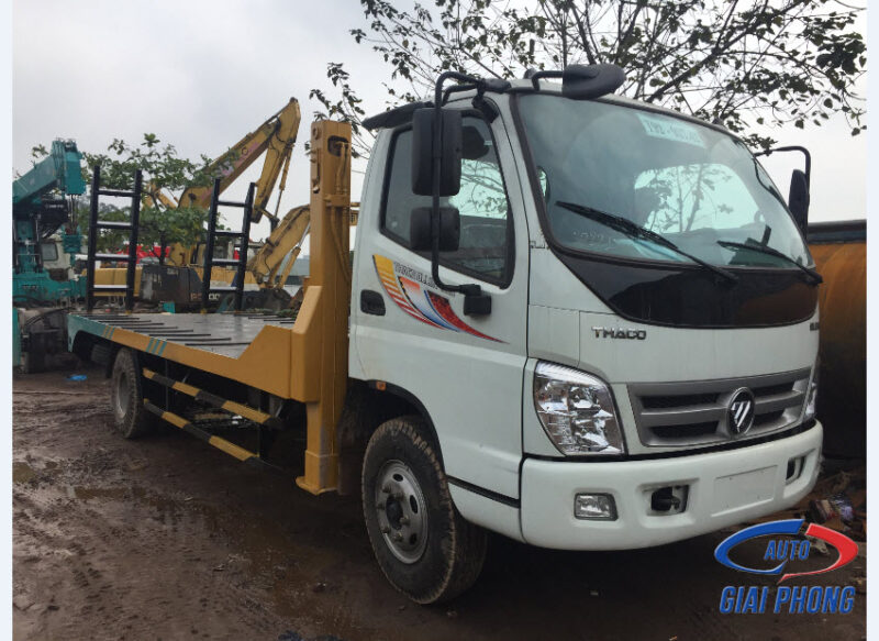 Xe cứu hộ giao thông sàn trượt càng kéo Thaco OLLIN 950A gắn cẩu Unic UR-V550