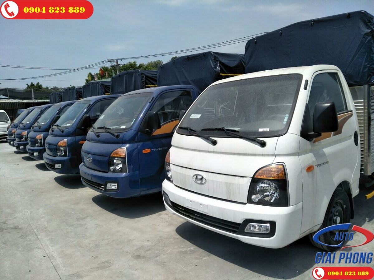 Bảng giá xe tải Hyundai Xe tải 1.5 Tấn Thùng Mui Bạt Hyundai H150