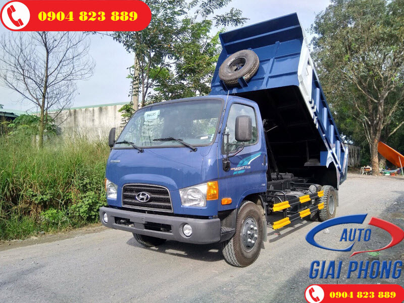 Xe tải thùng ben tự đổ 5 khối Hyundai New Mighty 110SP Xe tải thùng ben tự đổ 5 khối Hyundai New Mighty 110SP