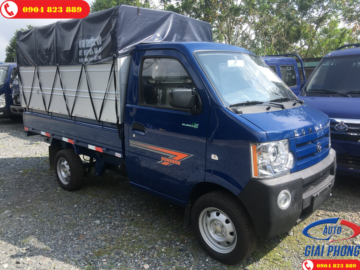 Xe tải Dongben DB1021 810KG Thùng Mui Bạt Xe tải Dongben DB1021 810KG Thùng Mui Bạt